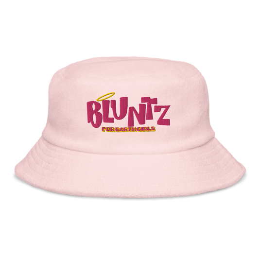 BLUNTZ Terry Cloth Bucket Hat - Pink